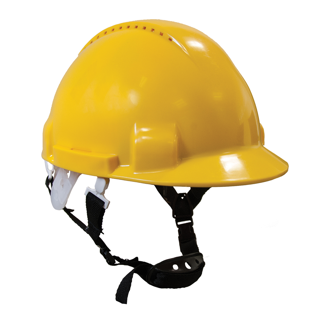 Portwest PW97 - Monterosa Vented Safety Helmet White | Yellow - Image 2