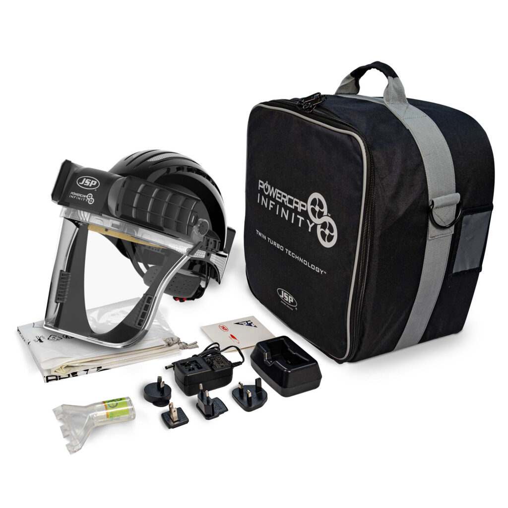 CEA646-001-100 - Black Powercap Infinity Powered Respirator Complete Unit Filter Type TH3P