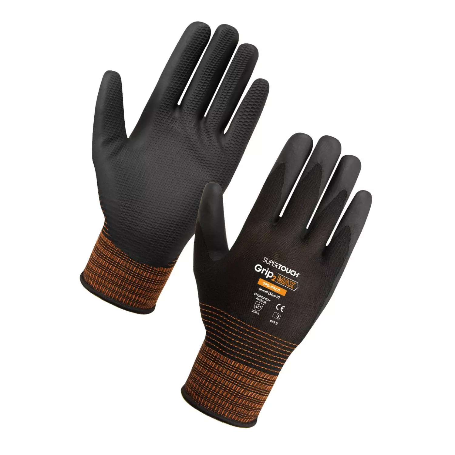 Grip2 Max 15gg Honeycomb Pattern Latex Grip Glove - Image 1