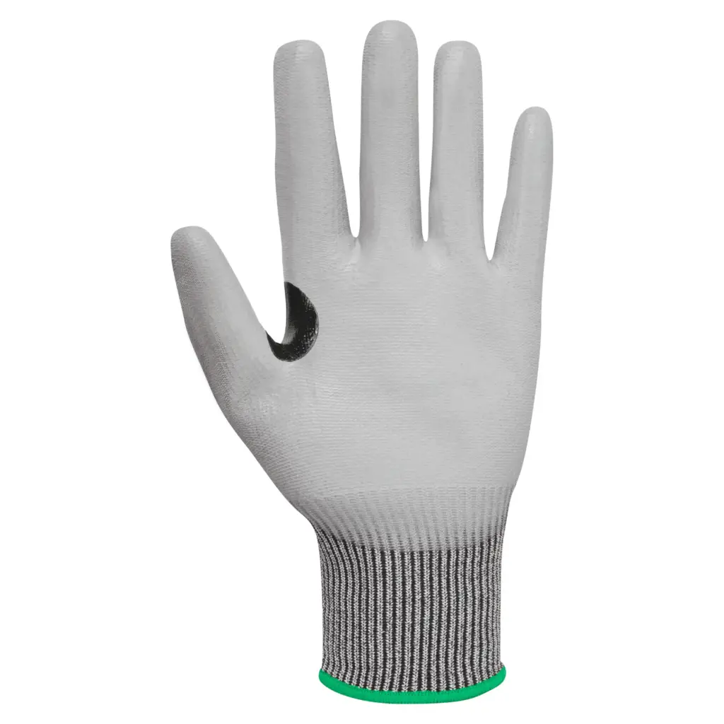 Supertouch Deflector PE Cut Level E PU Coated Safety Gloves