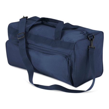 QD045 Advertising Holdall – 420D Polyester Promotional Sports & Travel Bag (680g) - Image 4
