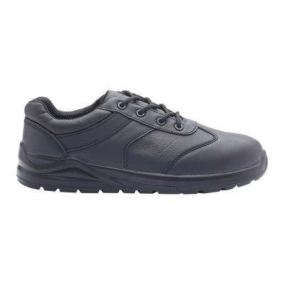 Smooth Leather Safety Shoes – Water-Resistant with Padded Ankle Support - Image 2