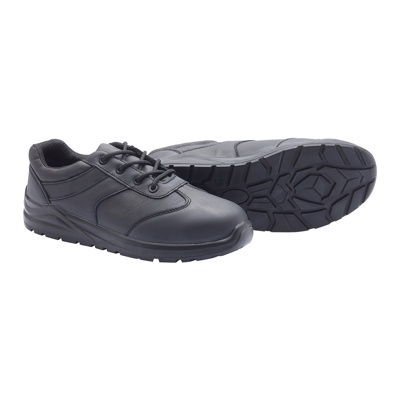 Smooth Leather Safety Shoes – Water-Resistant with Padded Ankle Support - Image 7