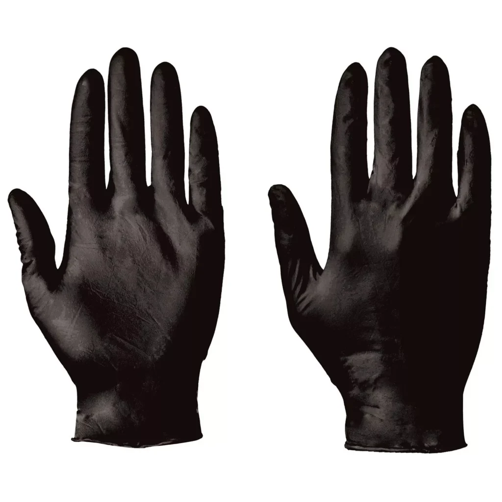 Supertouch 5.5 Extra Strong Powderfree Black Nitrile Gloves