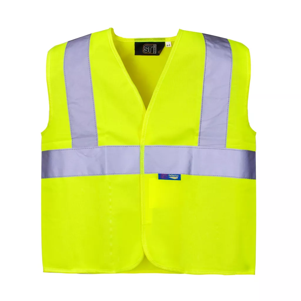 Supertouch Hi-Vis Yellow Junior Safety Vest – SKU 39643