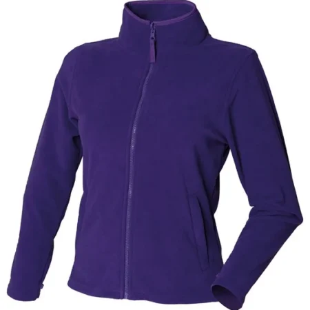 Henbury  H851 Women's microfleece jacket Weight 280gsm - Image 3