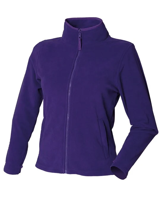Henbury H851 Women's microfleece jacket Weight 280gsm