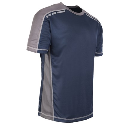 TuffStuff 151 Elite Moisture-Wicking Grey Work T-Shirt Navy