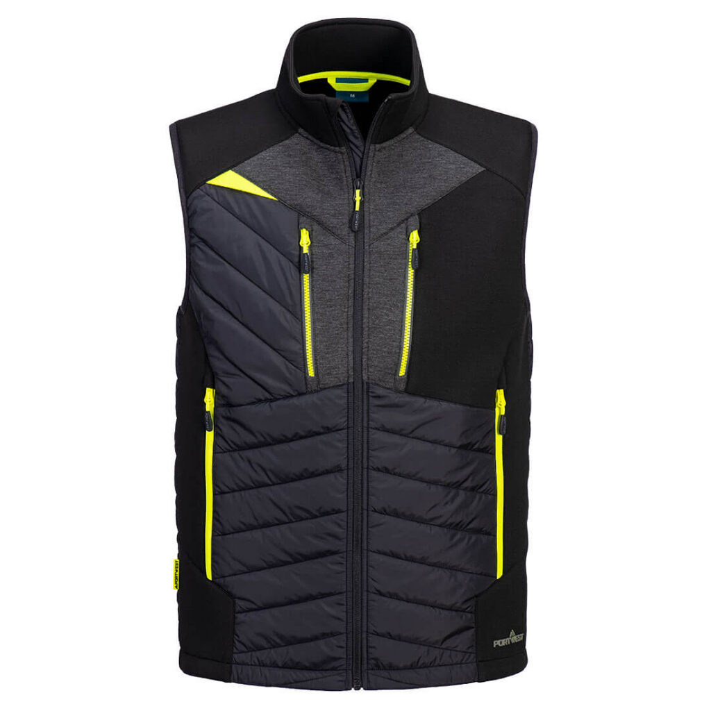 Portwest DX470 - DX4 Hybrid Baffle Gilet Black