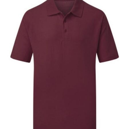 UCC003 - UCC Everyday Polo 50% Cotton, 50% Polyester-Burgandy - Image 1