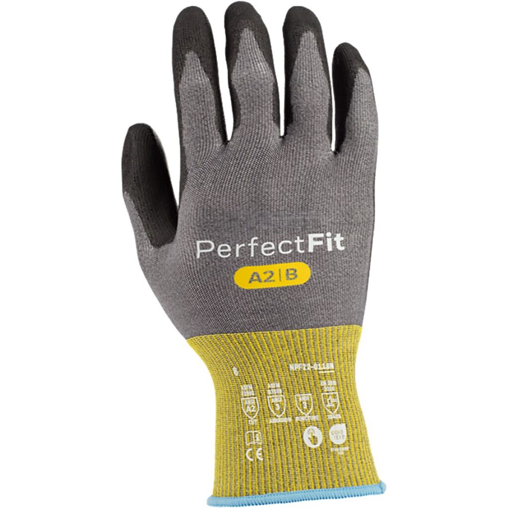 G-Tek® Perfect Fit 3.0 A2/B - NPF22-0118N ESD safe 18-gauge PU Coated Cut B