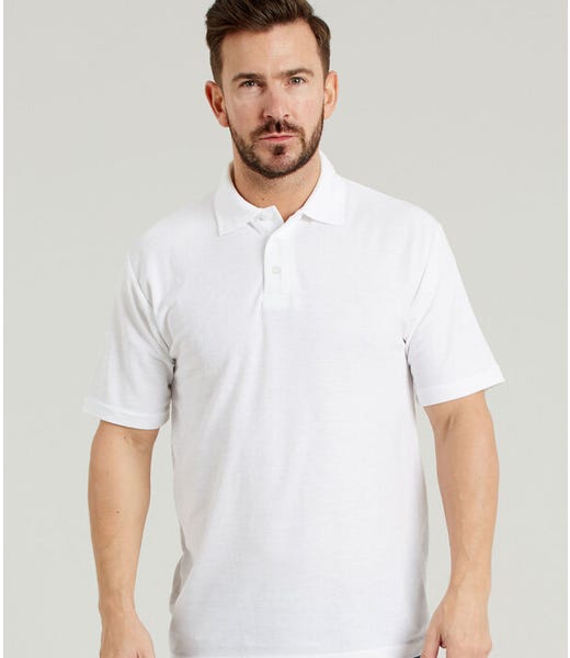 UCC003 - UCC Everyday Polo 50% Cotton, 50% Polyester-White