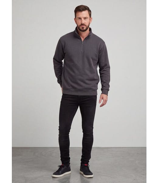 UCC Ultimate Clothing Collection  Everyday 1/4 Zip Sweatshirt Navy, Black or Charcoal