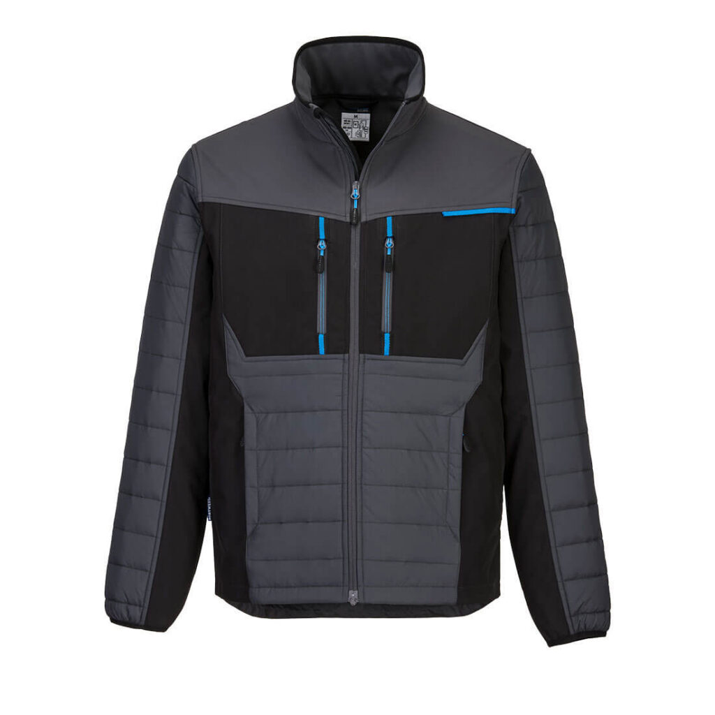 Portwest T752 - WX3 Hybrid Baffle Jacket Metal Grey