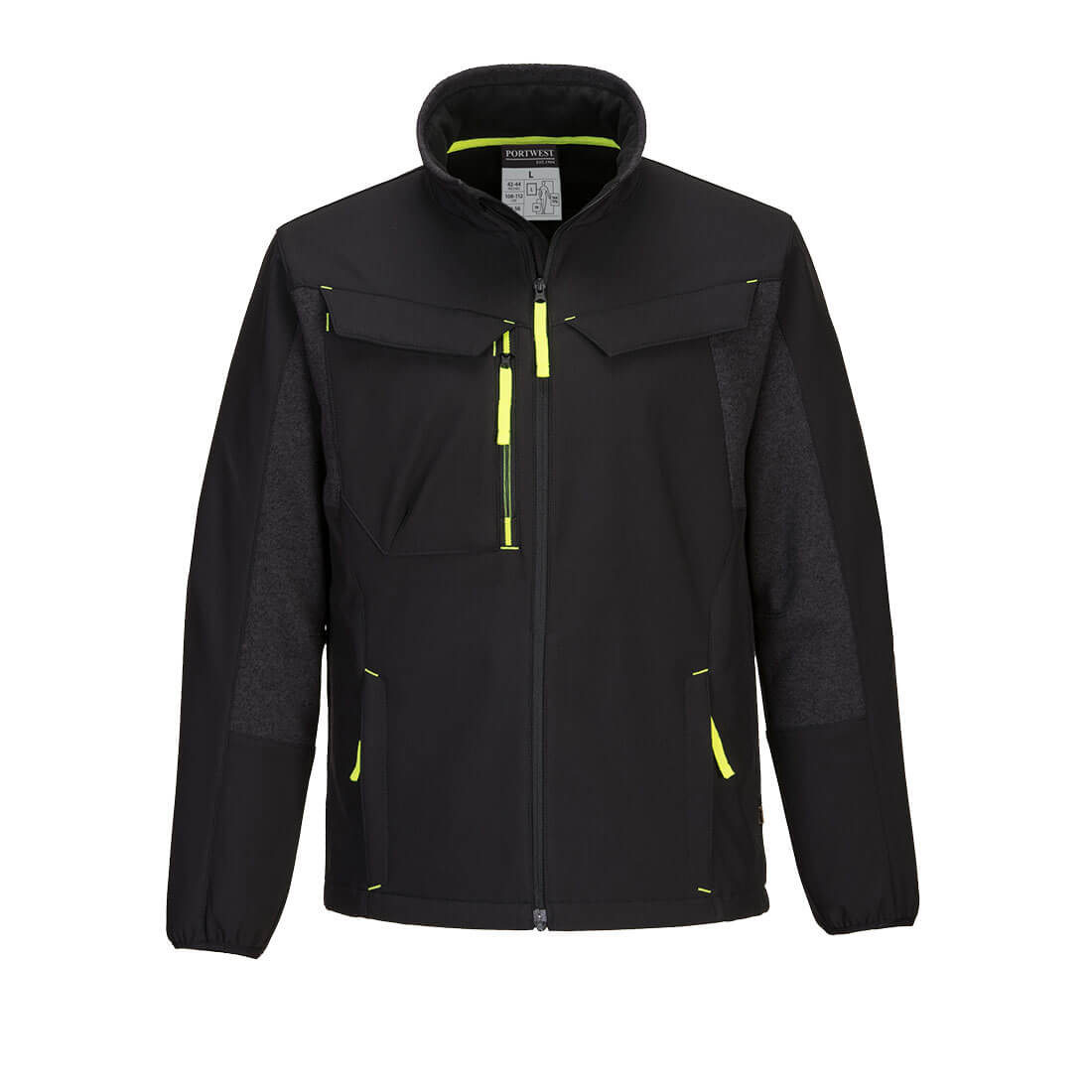Portwest T753 - WX3 Eco Hybrid Softshell (2Layer) Black - Image 1