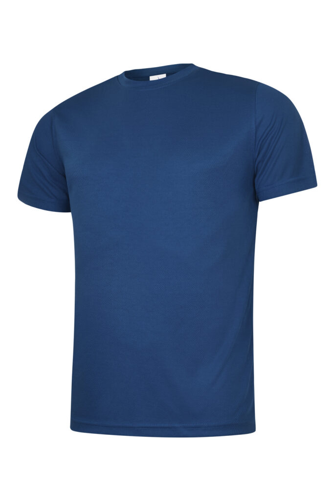 UC315 Mens Ultra Cool T Shirt 100% Cool Polyester Breathable Fabric with Wicking 140g/m² Royal