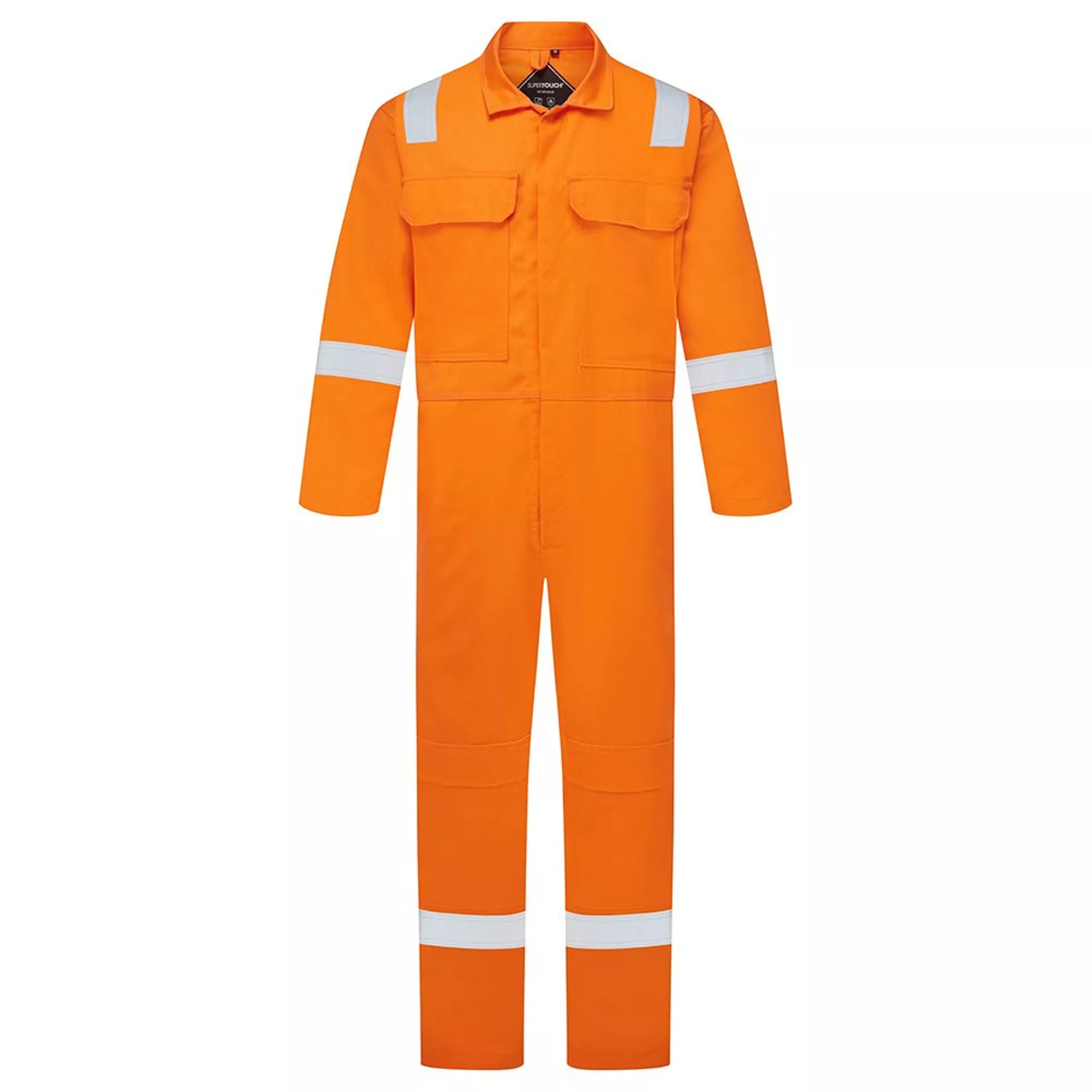 Weld-Tex® ORANGE FR Standard Coverall EN ISO 11611:2015 Class 1, A1+A2 B1 C1 F1, Type B3 - Image 1