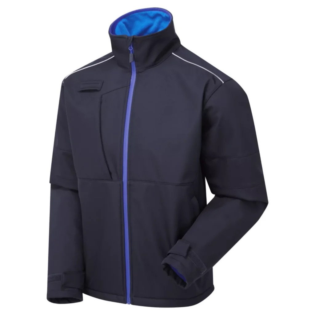 Supertouch System Eco 3 Layer Navy/Royal Blue Softshell Jacket – Men’s Colour: Navy