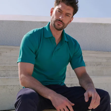 Henbury HB400 65/35 Classic piqué 200g/m² polo shirt White £6.95 Colours £7.95