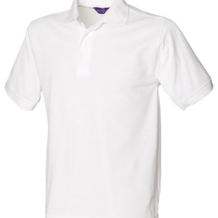 Henbury HB400 65/35 Classic piqué 200g/m² polo shirt White £6.95 Colours £7.95 - Image 2