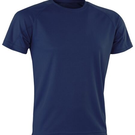 Spiro S287X Performance Aircool tee Navy 100% Cool Polyester