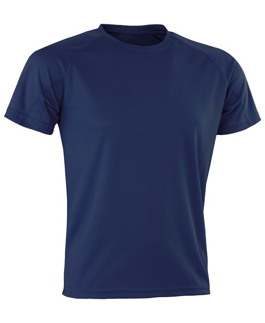 Spiro S287X Performance Aircool tee Navy 100% Cool Polyester